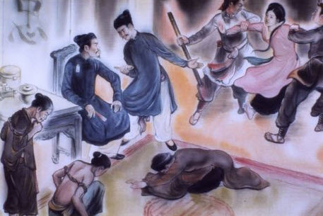 Không gian bói Kiều: bàn sách, nến và sổ ghi chép