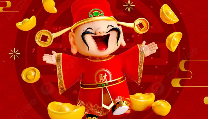 Minh họa bói tài lộc – biểu tượng thịnh vượng và dòng tiền tích cực