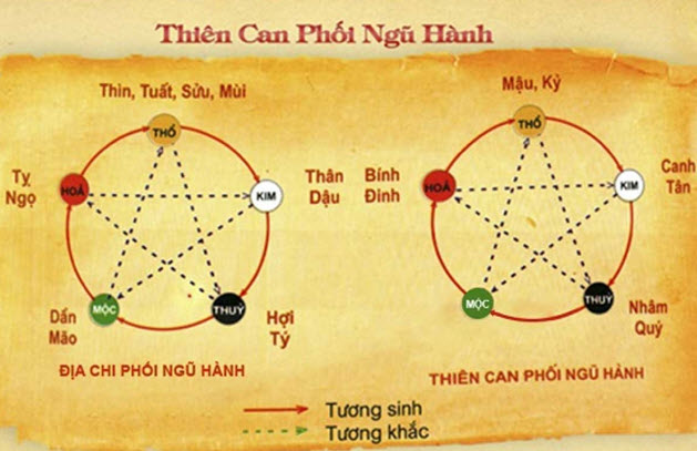 Minh họa xem bói theo giờ sinh: 12 khung thời gian và biểu tượng địa chi