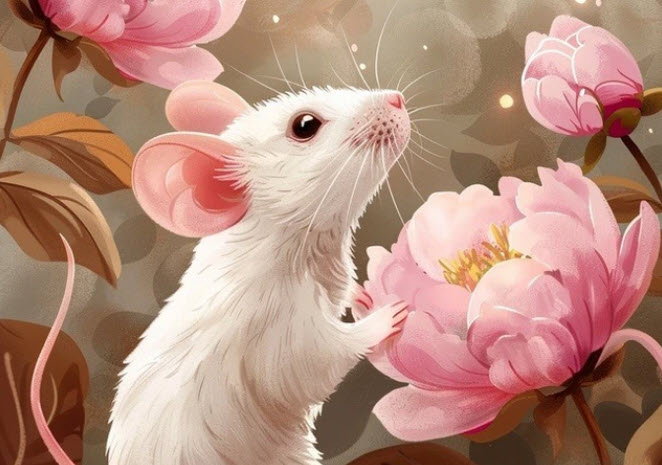 Minh họa chủ đề xem bói tuổi Tý theo tinh thần chiêm nghiệm