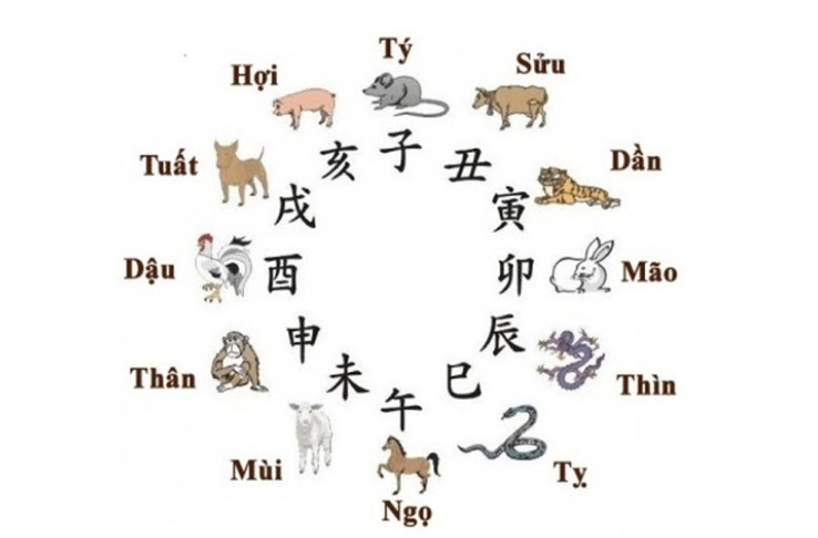 Minh họa 12 con giáp và ý nghĩa chiêm nghiệm